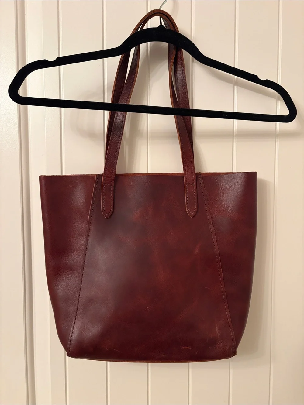 Large Portland Leather Lava Juliette Tote Bag - Picture 2 of 3